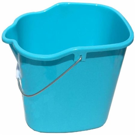 TOTALTURF 17 qt. Square Utility Bucket, Blue TO2489508